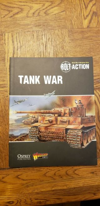Bolt Action Wwii World War 2 Wargames Rules 2nd Second Edition Tank War Rulebook