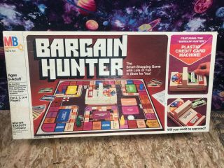 Bargain Hunter Board Game Milton Bradley 1981 Shopping Game Vintage Toys Mb