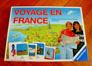 Ravensburger Voyage En France Découvrir Les Trésors De La France En Jouant 1992