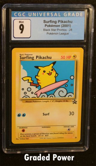 Pokemon Promo Surfing Pikachu Black Star Promo Cgc 9 (9163) 28
