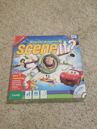 Disney Scene It? Magical Moments Dvd Game Screenlife 2010 Complete Euc