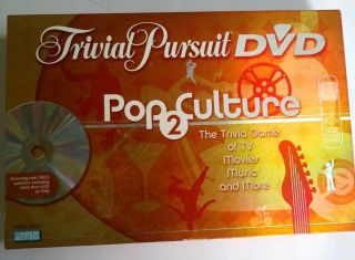 Trivial Pursuit Dvd Pop Culture 2 Parker Brothers Board Game