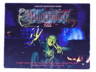 Nightmare 3 Vhs Video Board Game Anne De Chantraine Witch Halloween Expansion