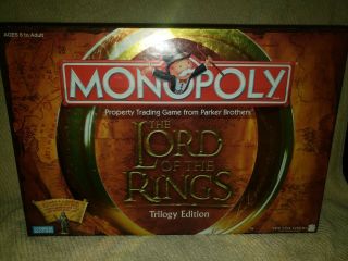 2003 Monopoly Lord Of The Rings Trilogy Edition Complete Minus Ring