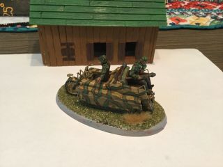 Bolt Action Waffen Ss Tank Hunters On Kettenkrad Sd.  Kfz.  2 1/56 Scale