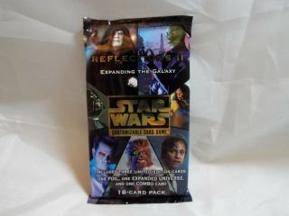 Star Wars Ccg Reflections 2 Booster Pack Of 18 Cards