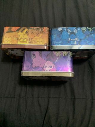 Set of 3 Naruto Shippuden CCG Collectible Trading Card Game Series 4 Tins 2