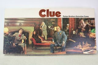 Parker Brothers Clue 1972 Detective Board Game Complete Vintage