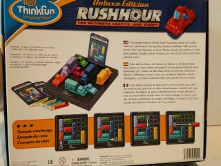 Rush Hour deluxe edition The Ultimate Traffic Jam Board Game by Thinkfun 2