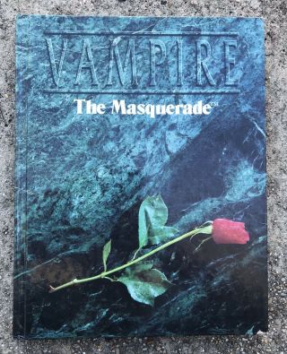 Vampire The Masquerade 2nd Mark Rein•hagen 1992 Hardback Book Storyteller Game