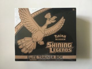 Pokemon Tcg Shining Legends Elite Trainer Box Etb In - Hand