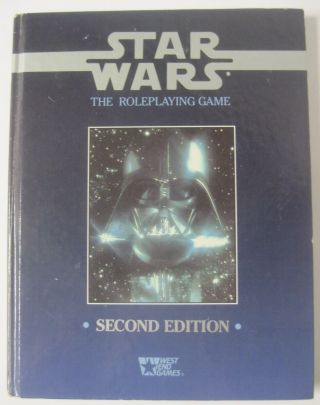 Star Wars The Roleplaying Game 2nd Edition 40055 West End Games Hc Rpg Book 1993