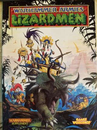 Warhammer Fantasy Battles 5th Edition Lizardmen Army Book / Codex (oop)