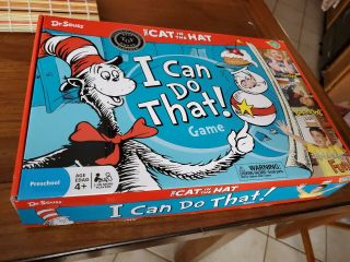 2011 Dr Seuss The Cat In Hat I Can Do That Preschool Game