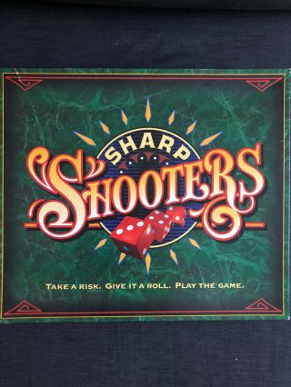 1994 Sharp Shooters Dice Board Game By Milton Bradley In