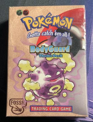 Pokemon Trading Card Game 1999 Fossil Body Guard Theme Deck Factory Wotc