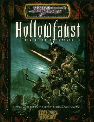 Sword & Sorcery Scarred Lands D20 Hollowfaust - City Of Necromancers Vg,