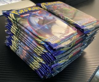 36 Pokemon Sword And Shield Booster Packs Pulled From Blister Packs 3