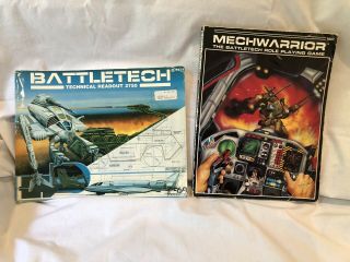 Battletech And Mechwarrior Role Playing Books