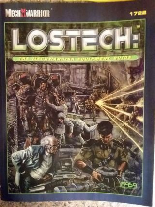 Battletech Lostech 1722 The Mechwarrior Equipment Guide Fasa Oop