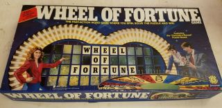 (1541) Vintage 1985 Wheel Of Fortune Board Game 2nd Edition,  Pressman Complete