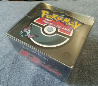 Pokemon Team Rocket 1st Edition Booster Box Empty (no Cards Or Packs)