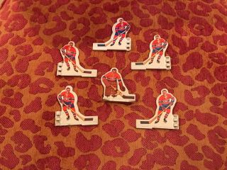 Set Of Coleco Table Hockey Players - 1970 