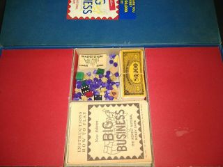VINTAGE 1936 BIG BUSINESS BOARD GAME - TRANSOGRAM - COMPLETE 2