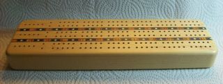 Heartwood Creations 3 Player Inlaid Cribbage Boards With W/ Card & Peg Storage