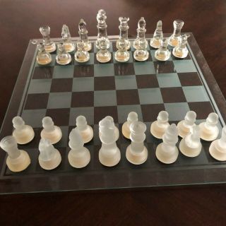 Fifth Avenue Crystal Chess Set Complete Family & Kids Board Game