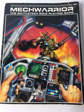 Mechwarrior The Battletech Role Playing Game Book 1607 1st Edition 1986 Fasa