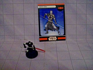 Wotc Star Wars Miniatures Darth Nihl,  Legacy Of The Force 06/60,  Sith,  Very Rare