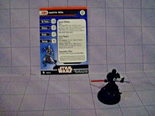 WotC Star Wars Miniatures Darth Nihl,  Legacy of the Force 06/60,  Sith,  Very Rare 2
