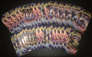 Pokemon Card Sword And Shield Base Set - 36 Booster Packs - Loose Booster Box