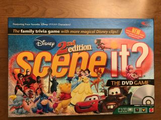 Disney Scene It? 2nd Edition Complete Dvd Board Game