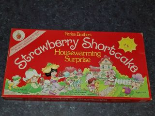 80s Fun Strawberry Shortcake Housewarming Surprise Game Parker Brothers Vintage