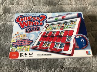 Guess Who Extra Electronic Game By Milton Bradley 2008 - Portable Case