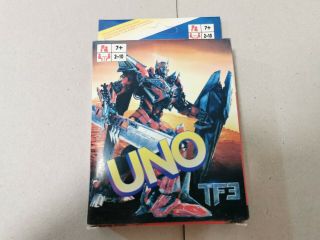 Uno Playing Cards Game Tf3 Transformers - Familly Card Board Game