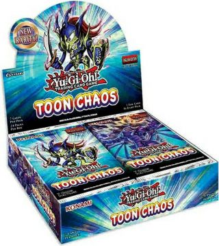 Yu - Gi - Oh Toon Chaos Booster Box,  Factory,  24 - Packs Unlimited Edition