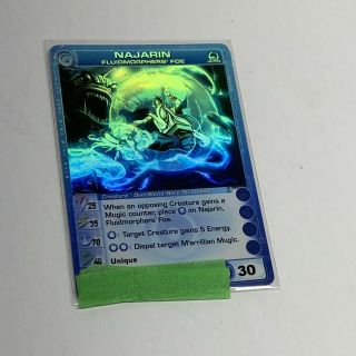 Ultra Rare Chaotic Card Najarin Fluidmorphers’ Foe - Chaotic TCG 3