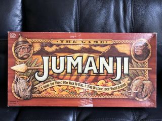 Vintage Jumanji Board Game 1995 Complete Milton Bradley