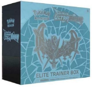 Sun & Moon Ultra Prism Dawn Wings Necrozma Elite Trainer Box Pokemon 3q6