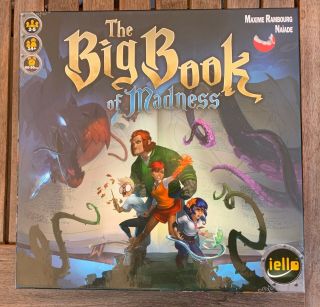 The Big Book Of Madness Board Game 2017 Complete Iello Cooperative Deckbuilding