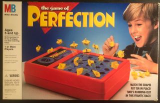 Vintage 1990 Milton Bradley Game Of Perfection Milton Bradley