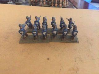 25mm Metal Medieval Men At Arms With Swords 12 Count