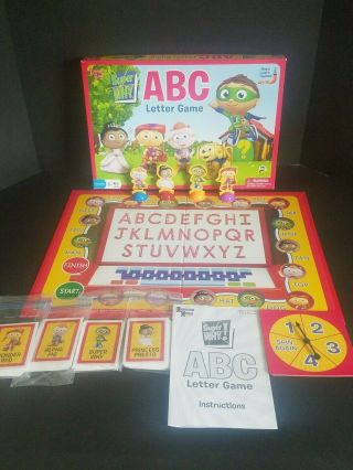 Complete Why Abc Letter Board Game Kids Fun Educational University Games