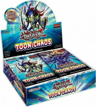 Yugioh Toon Chaos Factory Booster Box 24 Packs Unlimited Edition English