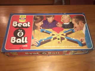 Vintage Ideal 1975 Beat The 8 Ball Exciting Skill Action Game