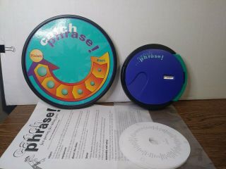 Catch Phrase 1994 Replacement Disk Player & Set Of 16 Word Disks Board And Instr