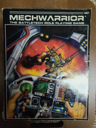 Mechwarrior Vgc Battletech Role Playing Game 1607 Fasa Corp.  Sci - Fi Rpg Game